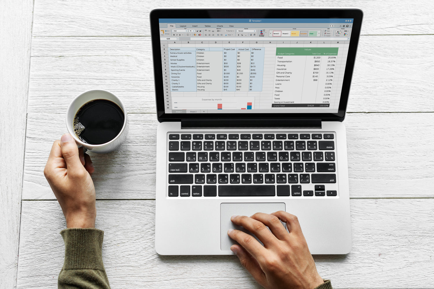 Bookkeeping Spreadsheets