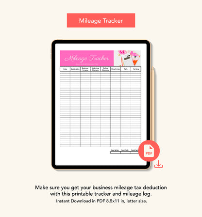 Etsy Seller Bookkeeping & Tax Bundle | Spreadsheet, Sales & Federal Tax Guide, Tax Cheat Sheet, Inventory & Mileage Printables
