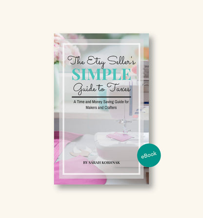 Etsy Seller Bookkeeping & Tax Bundle | Spreadsheet, Sales & Federal Tax Guide, Tax Cheat Sheet, Inventory & Mileage Printables