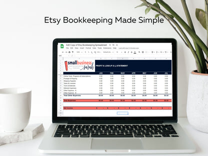 Bookkeeping Spreadsheet for Etsy Sellers - Google Sheets